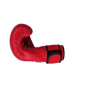 Guantes de combate de entrenamiento con correa de muñeca ajustable de alta calidad Guantes de boxeo de cuero transpirables y que absorben la humedad - Product Image 6