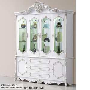 Armoire en verre en bois moderne 35110-9033 - Product Image 5
