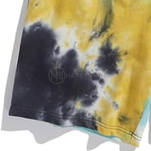 Shorts décontractés pour hommes à taille mi-haute en coton 100% respirant et à séchage rapide, tie-dye, qualité supérieure, vente en gros - Product Image 5