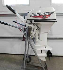Motor fueraborda industrial usado JOHN SON de 15 hp con eje de 15 pulgadas, personalizado OEM, garantía de 3 años, fabricado en EE. UU. - Product Image 2