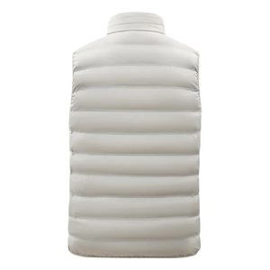 Doudoune matelassée épaisse imperméable coupe-vent à col montant, style classique d'hiver, manteau chaud et portable - Product Image 3