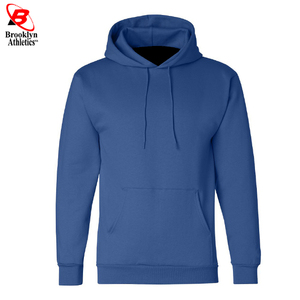 Vente en gros d'usine de sweat à capuche en molleton de coton pour hommes design sportif décontracté avec logo personnalisé pour impression bouffante couleur unie à capuche pour l'hiver - Product Image 2