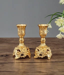 Candelabro de diseño de cristal para decoración del hogar, soporte de vela brillante para interior y exterior, votivo - Product Image 4