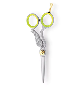 Poignée fantaisie ciseaux de coupe de cheveux en acier inoxydable allemand miroir outil de beauté de Salon de polissage pour une utilisation de salon - Product Image 2