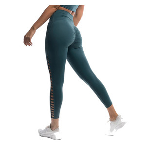Leggings de yoga sans couture à taille haute de couleur personnalisée pour femmes, leggings de sport à effet push-up, vente en gros, logo tendance pour femmes - Product Image 5