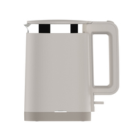 Bouilloire électrique en acier inoxydable de 1 litre pour hôtel, vente en gros d'usine, chauffe-eau de voyage, petit samovar du Guangdong