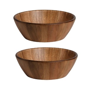 Plat de service à salade en bois artisanal, design unique, finition personnalisée, bois poli en deux parties, inspiré de l'Inde, plat de fête classique - Product Image 3
