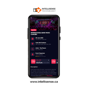 Creativos diseños personalizados únicos Night Club Aplicación móvil Desarrollado por Intellisense Technology 2024 a un precio asequible - Product Image 6