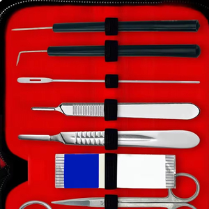 Precios de fábrica OEM Kit de disección de anatomía y biología para estudiantes de medicina con tijeras quirúrgicas Base de instrumentos quirúrgicos - Product Image 3