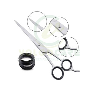 Premium Quality Hairdressing 6.5" Barber Scissor Stainless Steel Home Use Beginners <b>Hair</b> Cutting Shears - Product Image 1