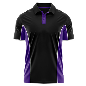 Polo de travail personnalisé Coupe classique Tissu durable en piqué de coton Logo brodé Fabricant d'uniformes pour hommes Vietnam - Product Image 3
