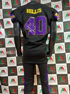 Maillot de football américain pantalon fan maillot parent sublimation broderie grande taille support personnalisé fabricant d'usine Pakistan - Product Image 5