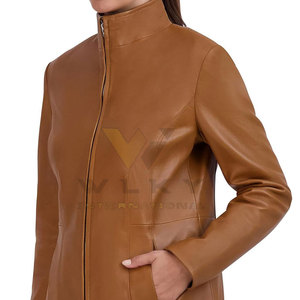 Chaqueta de Cuero para Mujer al por Mayor, Chaqueta de Cuero Más Vendida, Chaqueta de Cuero de Alta Calidad para Mujer en Venta - Product Image 3
