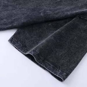 Hot Trends Men's Short Neck 2026 Formal T-Shirts Front Knitted Customized <b>Design</b> 100% Cotton Oversized Breathable Eco-Friendly - Product Image 3