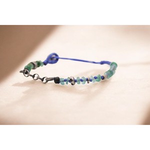 925 Sterling Silver Charm Beaded Mixed Natural Gemstones Blue <b>Jade</b> Agate White Crystal Handmade Trendy Party Jewelry Gift - Product Image 2