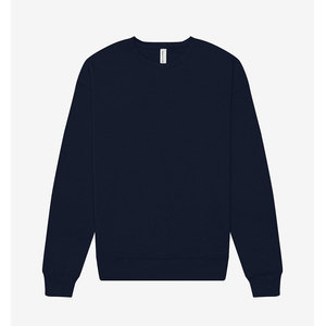 Sweat-shirt à col ras du cou unisexe pour adulte 50% coton 50% polyester Sweatshirt bleu marine unisexe Waffle Crew Neck Sweatshirt - Product Image 1