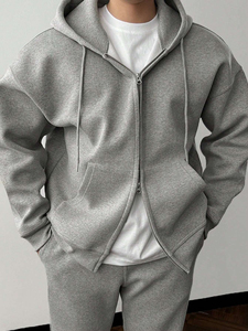 ชุดวอร์มกางเกงมีฮู้ดสำหรับทั้งชายและหญิงชุดวิ่งชุดวอร์มลำลอง2ชิ้นขนาด XL - Product Image 4