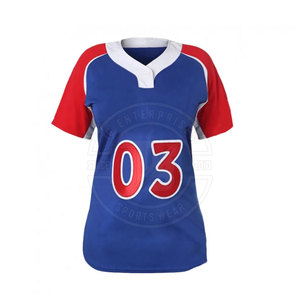 Meilleures chemises de softball OEM Vêtements de sport respirants Personnalisables Créez vos propres chemises de softball Vente en gros - Product Image 3