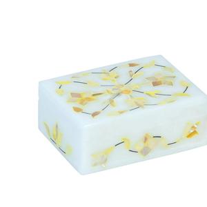 Boîte à bijoux en marbre de luxe fabriquée à la main avec MOP Work Produit à forte demande de l'Inde World Wide Supply - Product Image 1