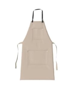 Tablier de cuisine personnalisé en coton 100 % pour femme, sans manches, imperméable, réutilisable, lavable, accessoires de nettoyage MGI - Product Image 4