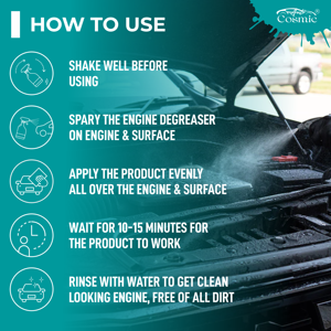 Haute Performance 3.79LTR Pack moteur nettoyant dégraissant huile dissolvant Spray fluide efficace et produits chimiques moteur dégraissant Pack - Product Image 4