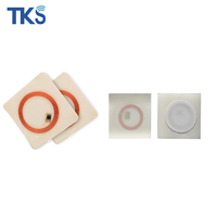 Étiquette RFID adhésive personnalisée en usine, flexible, 125 kHz, TK4100, T5577, EM4305, basse fréquence, avec antenne en cuivre