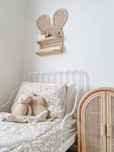 Estante de Mimbre para Colgar EN LA Pared, Estante de Mimbre para Colgar EN LA Pared, Tejido a Mano, Decoración para Habitación de Niños y Guardería - Product Image 4