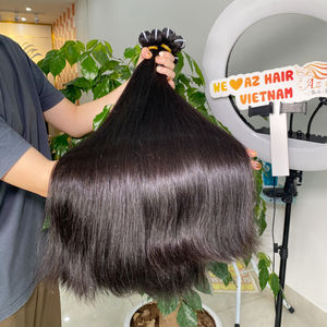 Extensions de cheveux humains bruts Perruque droite à partir de 100% Cheveux vietnamiens bruts de qualité super doublement étirée - Product Image 1