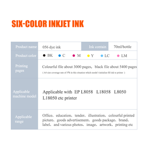 Máy In Phun Nhuộm Mực 056 Cho L8058 L18058 8050 18050 Kỹ Thuật Số Máy In Văn Phòng - Product Image 5