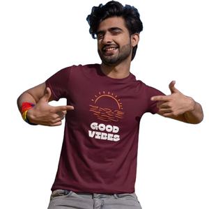 Design personnalisé hommes t-shirt décontracté vêtements d'été en coton à manches courtes imprimé mode t-shirt col rond élégant tenue pour les sports quotidiens - Product Image 1