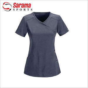 Robe en coton plus épaisse unisexe pour le personnel de l'hôpital, uniforme blanc d'infirmière de médecin, blouse de gommage médical - Product Image 1