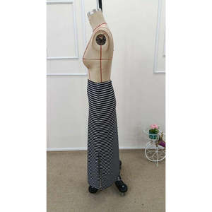 Jane's Women's High Waist Side Slit <b>Long</b> Viscose <b>Skirt</b>, Elegant Casual Maxi <b>Skirt</b> for Daily Wear - Product Image 6