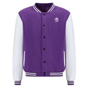 Best Selling Winter Fashion Letterman <b>Jacket</b> with Stand Collar and Front Logo Windproof for <b>Men</b> - Product Image 1