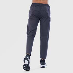 Voyager Formal Casual Lightweight Woven <b>Trousers</b> XL Size Grey with Zippers Decoration Windproof Mid-Waist Flat Front Style - Product Image 2