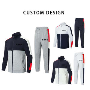 2024 automne hiver haute qualité vêtements décontractés pour hommes Logo personnalisé nouveau Design couleur unie survêtement disponibilité en gros - Product Image 5