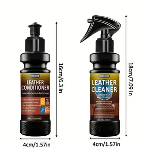 Kit d'entretien du cuir multi-usages avec spray sûr pour vêtements, meubles, intérieurs de voiture, chaussures, bottes, sacs, pour toutes les couleurs - Product Image 2