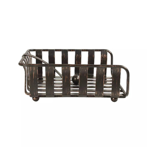 Modern Black Metal <b>Napkin</b> <b>Holder</b> Designed To Bring Chic Contemporary Style And Functional Elegance To Dining Tables - Product Image 3