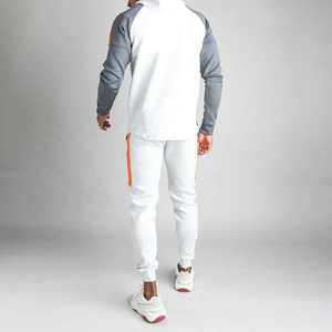 Customized Logo Winter Solid High Quality Two-Piece Casual Men's Tracksuit Full Zipper Fleece Breathable Lightweight <b>Jogger</b> - Product Image 2