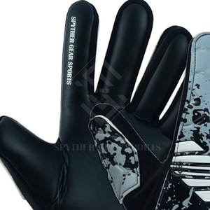 SPYTHER GEAR SPORTS High Quality <b>Latex</b> Non-Slip Goalkeeper Football <b>Gloves</b> with Hook and Loop Closure Comfortable Design - Product Image 4