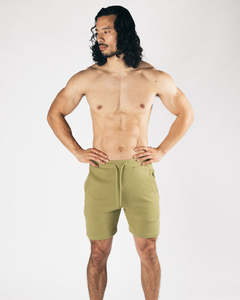 Shorts de plage décontractés pour hommes avec logo personnalisé, en tissu en velours côtelé à séchage rapide, cordon de serrage, taille mi-haute, respirant - Product Image 4