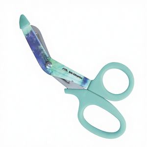 Ciseaux de traumatologie à pansement tactique de haute qualité Ciseaux de sauvetage professionnels et ciseaux à pansement médical Acier inoxydable durable - Product Image 1