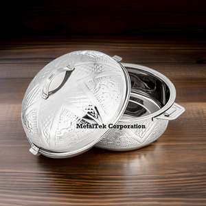 หม้อตุ๋นสแตนเลสติดผนังสองชั้นแบบทันสมัยสำหรับบุฟเฟต์แต่งงานทำอาหารแบบอาหรับสุดหรู - Product Image 4