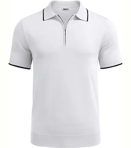 Vente en gros de polos vierges de haute qualité polos de sport à broderie personnalisée t-shirts polos en tricot pour hommes - Product Image 6