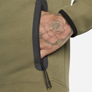 Sweat à capuche à fermeture éclair à manches longues en molleton 100% coton imprimé personnalisé brodé OEM Nouveau design 2024 - Product Image 6