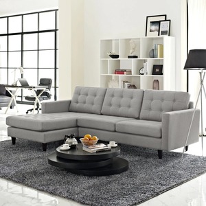 SFL68013 L-Shaped Corner <b>Sofa</b> Convertible Upholstered in Fabric <b>for</b> Home Living Room Apartment with <b>Sponge</b> Filling Legs Included - Product Image 6