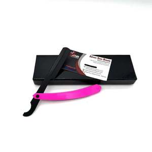 Maquinilla de Afeitar Rosa de Acero Inoxidable, Maquinilla de Afeitar de Una Sola Hoja de Acero Inoxidable para Afeitar la Cara, el Cuerpo, el Bikini y Eliminar el Vello - Product Image 6