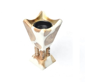 Nouveau brûleur à bakhoor en bois et résine époxy 2026, brûleur Madhkan pour encens arabe Oud, diffuseur d'aromathérapie pour la maison, parfum du Ramadan - Product Image 5