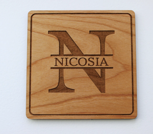 Custom Logo Classic Eco-Friendly Wooden <b>Coasters</b> for Coffee and Tea Utensils Natural Wood <b>Coasters</b> Set - Product Image 3