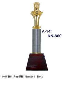 Fournisseur direct d'usine, bon prix, trophée en aluminium écologique, gravure, impression UV, style sportif, récompense pour les enseignants, les entraîneurs, 14 pouces - Product Image 2