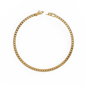 Fabulous 18K <b>Gold</b> Lab Grown Diamond Bracelet & <b>Bangle</b> - Product Image 2
